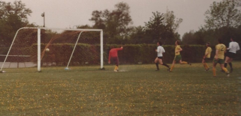 Ian McIsaac scores for Weysiders